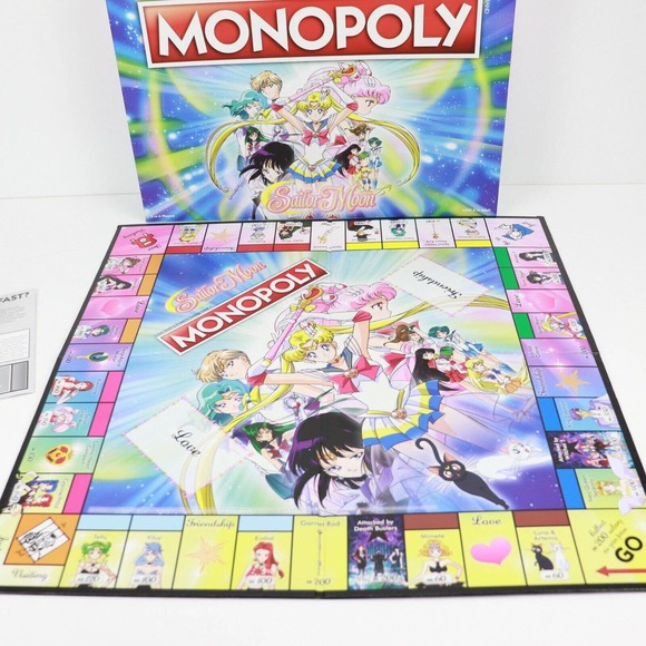 Monopoly Sailor Moon Edition Parts Sealed - Picture 3 of 11